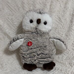 Kong Plush Owl - Cream and Brown